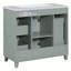 Meuble-lavabo sur pied simple 36 po avec plateau en bois massif Jardena-2051147733