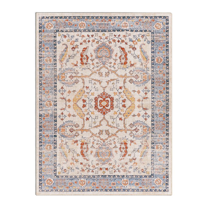 Robert Oriental Rug, Rectangle 6'7" x 9'
