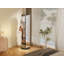 Miroir d'intérieur pleine grandeur, miroir de plancher rotatif à 360 °, miroir pleine longueur avec rangement