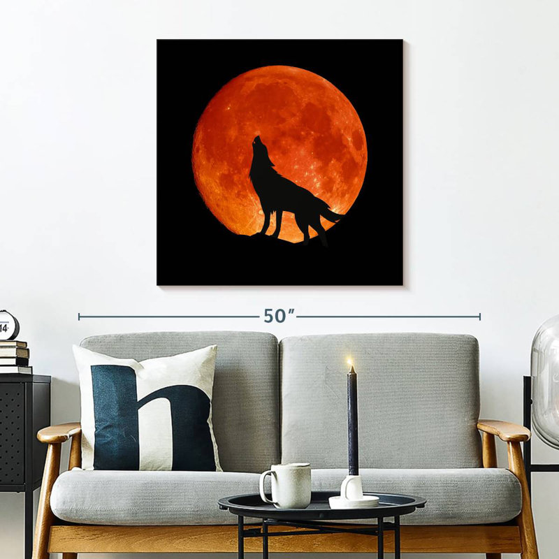Crowle Blood Moon Wolf Howl