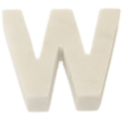 Zeb Marble Helvetica Letter Block