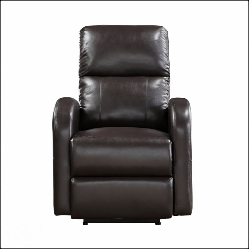 Fauteuil inclinable électrique avec revêtement en similicuir et positions réglables, parfait pour le confort et le style modernes