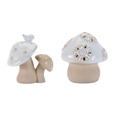 Porcelain Mushroom Décor
