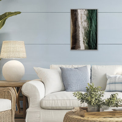 Move Gently Vertical Coast Framed Giclee, design by Nathan Larson