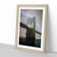 Lights of Brooklyn Bridge in Abstract - Picture Frame Graphic Art Print-55772367-55772370