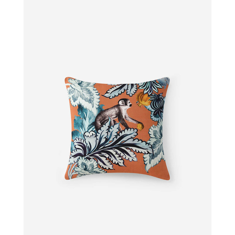 Coussin Damask, Singe de Damas Koi