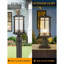 Lampadaire extérieur pour pilier Dusk To Dawn