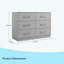 Essentials 6 Drawer Double Dresser-102620648