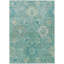 Tapis bleu sarcelle lavable à la machine intérieur / extérieur Xhevrie-1590561865