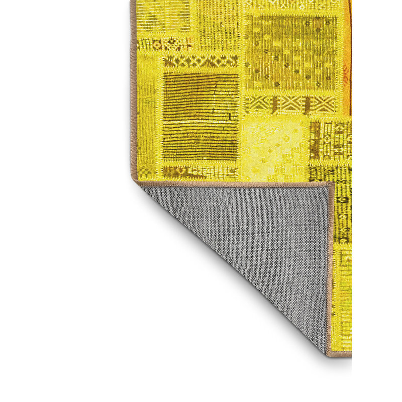 Performance Patchwork Indoor Rug, Rectangle 6' x 9'