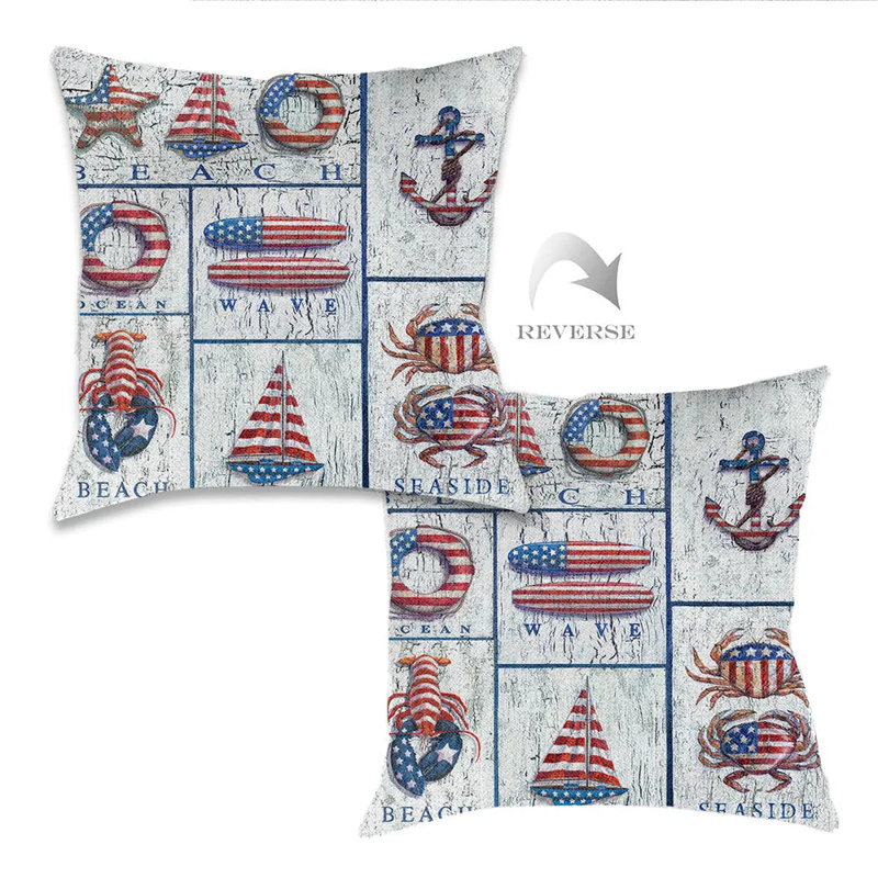 Coussin Patriotic Coastal