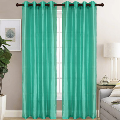 Diredra Polyester Semi-Sheer Curtains (Set of 2)