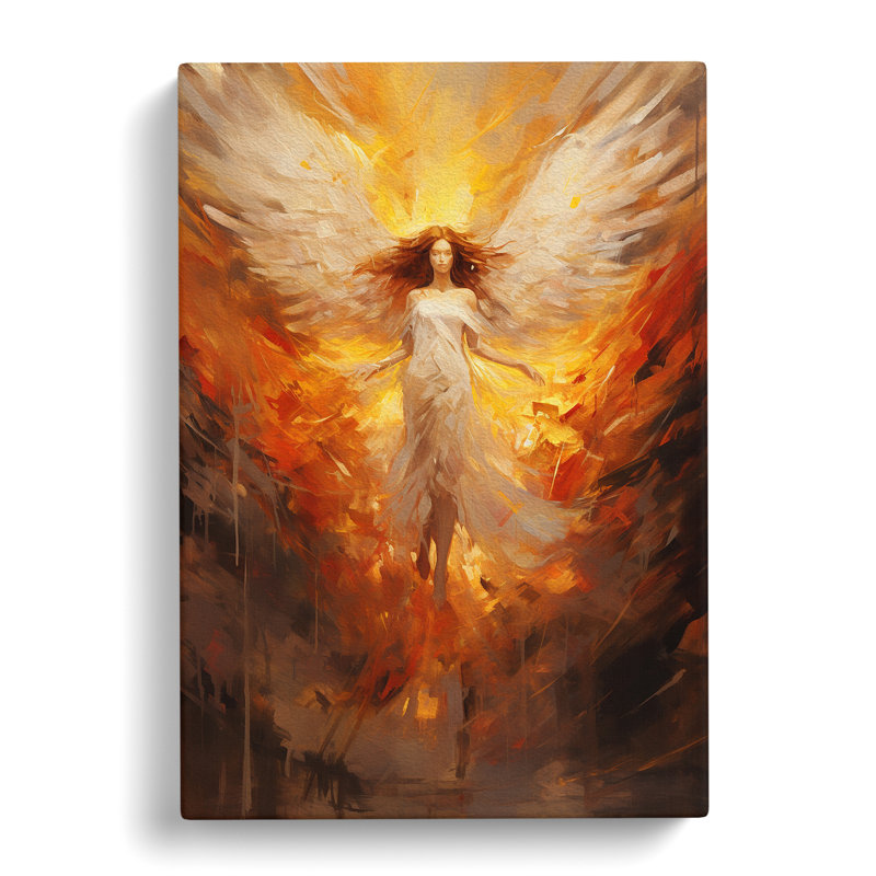 Angel Abstract - Wrapped Canvas Print, 60cm H x 40cm W x 3cm D