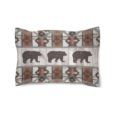 Southwest Lodge Microfiber / Microsuede Pillow Sham