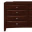 Table de chevet LUCILLE MERLOT-1340908100