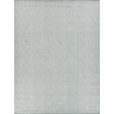 Pavilion Wool Geometric Area Rug in Denim