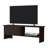 Rock Point Entertainment Center with a Door and Open Storage,  Stained Walnut and White-154251453