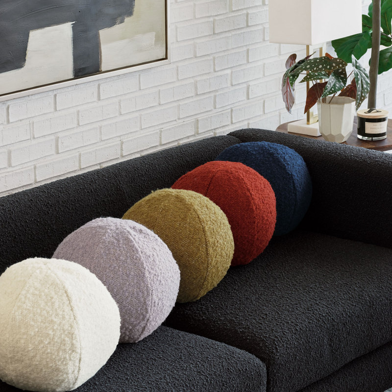 Coussin décoratif Marl Boucle, Améthyste