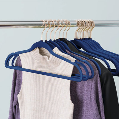 Velvet Non-Slip Standard Hanger for Dress/Shirt/Sweater