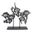 ANGEL FISH SHOAL Iron Ornament 33cm-92166232