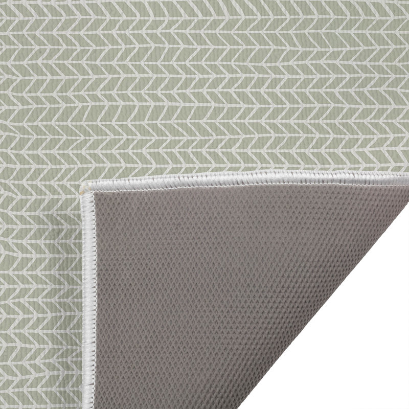 Paillasson Chevron, L 17 po x L 24 po, Vert clair