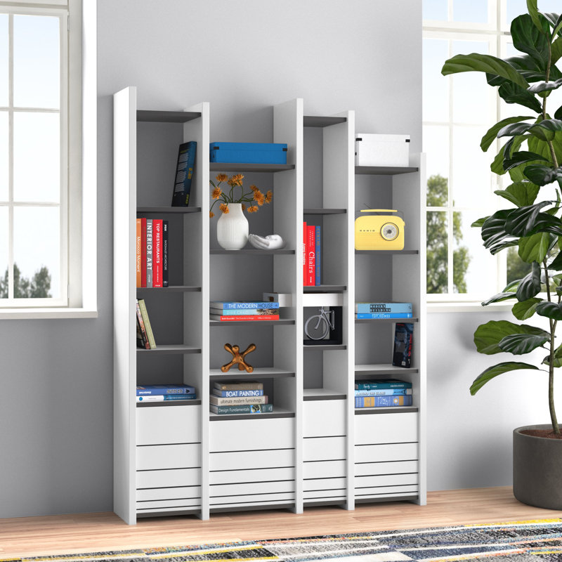 Mcgeorge 165cm H x 127cm W Library Bookcase