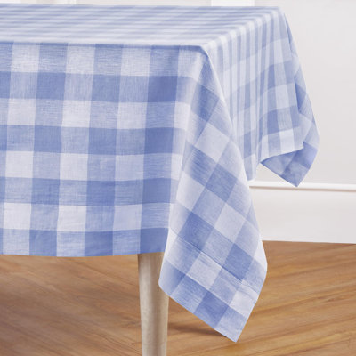 Buffalo Check - 100% Pure Linen Tablecloth