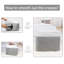 Grands paniers de rangement en tissu pour 3 tablettes, paniers de rangement décoratifs en lin