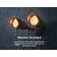 LED-Double Flood-Matte Black-20W 3000K