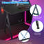Adjustable Height Steel Computer Desk