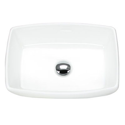 Nantucket Sinks White Rectangular Vessel Sink NSV1913