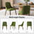 Kanalu Curved Back Upholstered Side Chair with Solid Wood Legs (Set of 2) -2083676071