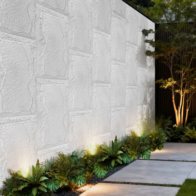 8 PCS Mushroom Stone White Marble 3D Faux Stone Wall Panels, Waterproof Flame Resistant PU Wainscoting, Lightweight Textured Wall Decor for Living Room, Office, TV Wall, 47.24" × 23.62"