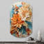 Malveaux - Art mural asymétrique en métal à forme cylindrique abstraite-110483454
