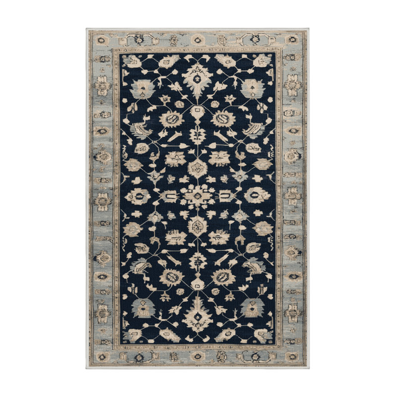 Tapis beige surteint lavable à la machine, Rectangle 2 pi x 3 pi