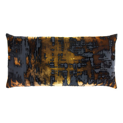 Brush Stroke Lumbar Pillow Cover & Insert