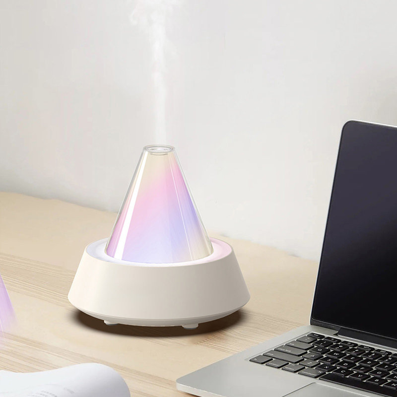 Humidificateur de bureau multi-fonction, White