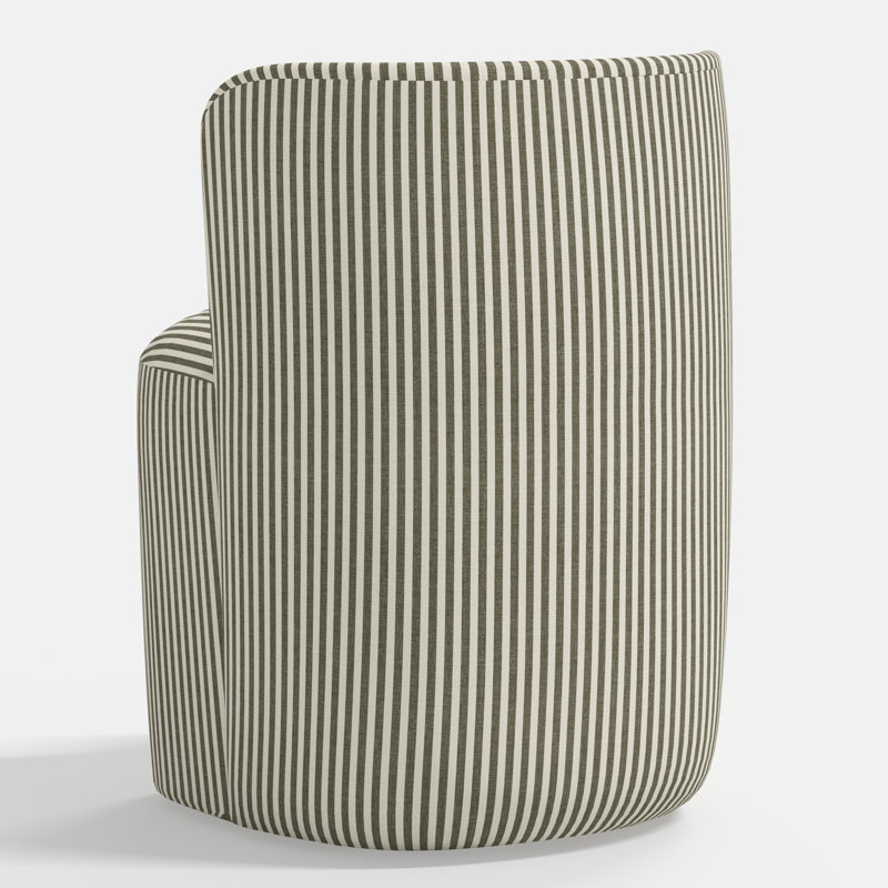 Stoffer Home x Cloth & Company Gail Dining Chair, Jane Stripe Laurel