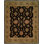 Hand Knotted Wool Oriental Area Rug in Black/Camel