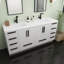 Meuble-lavabo autoportant avec lavabo double 70,8 po Carla-500595064-500595071