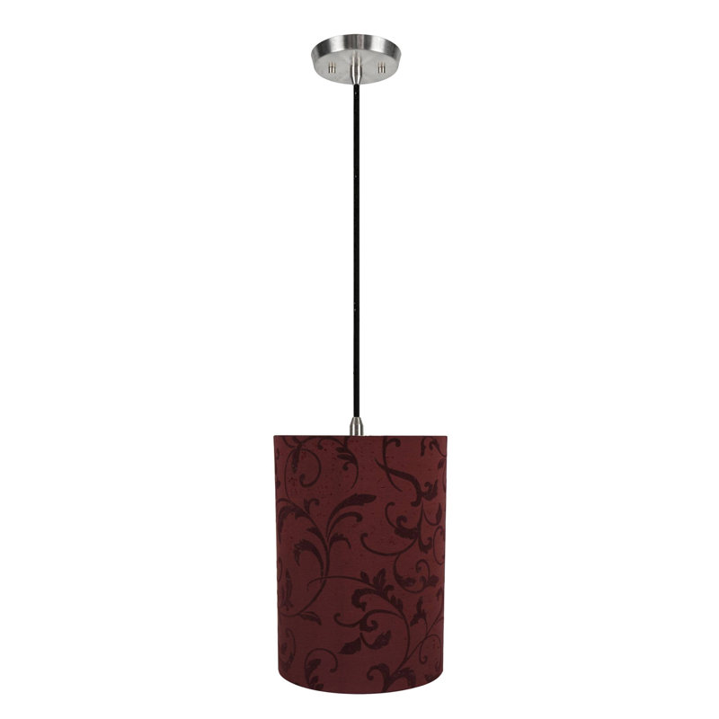 Luminaire suspendu à cylindre simple 1 lumières Heanor