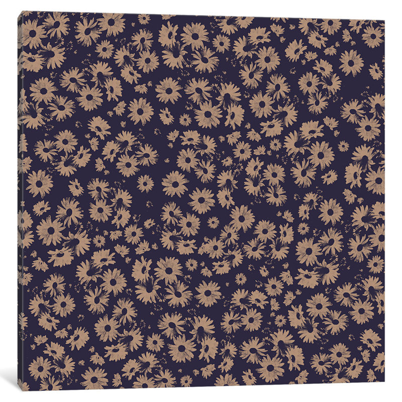 Fleurs à l'aube II, impression sur toile tendue, H 26 po x l 26 po x P 1,5 po, Toile tendue, Pas de tapis