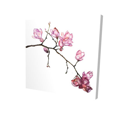 Fleurs de cerisier sur toile | Art mural floral de chambre à coucher