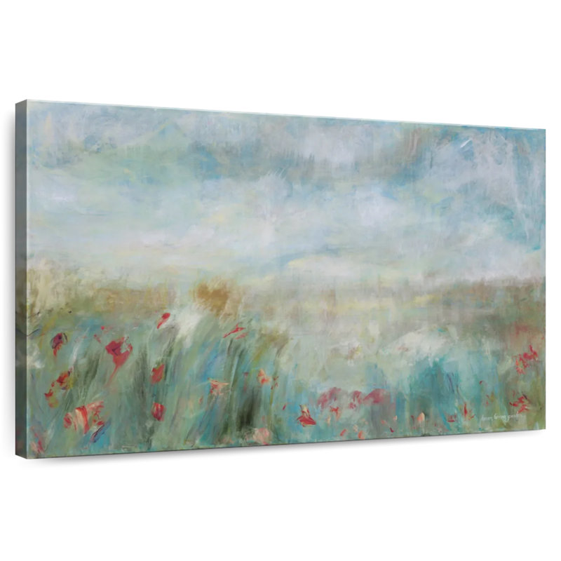 Abstrait de jardin sauvage Avery, H 16 po x l 24 po