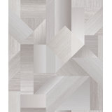TexStyle Geometric Shape Shifter Design 33' L x 21" W Metallic/Satin Wallpaper Roll