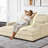 90" Wide Square Arm Corduroy Sofa-1295325145