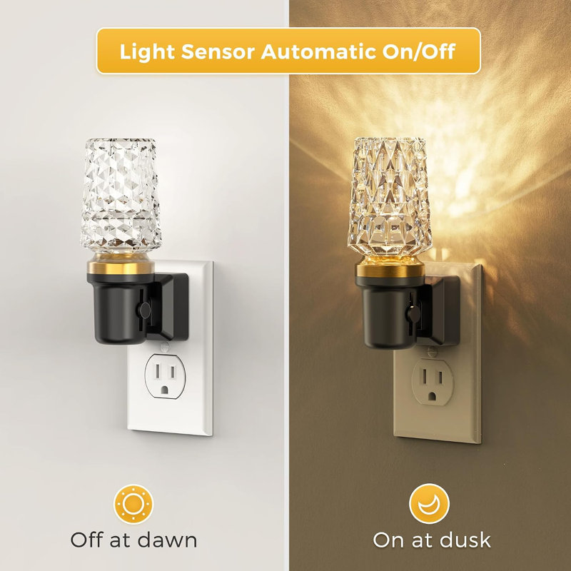 LED Night Light, Dimmable Night Lights Plug into Wall, Light Sensor