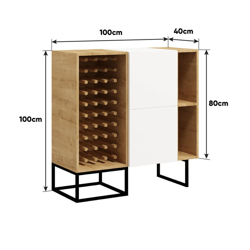 Harmanveer 100cm Sideboard