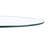 Modern Minimalist Round Dining Table With Sturdy Metal Legs And Clear Glass Top