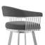 Tabouret de bar pivotant en similicuir Mod-532434696-532434677